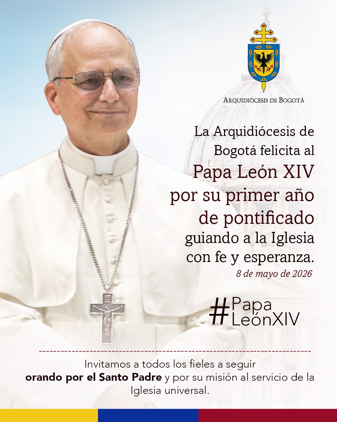 Primer año de pontificado Papa León