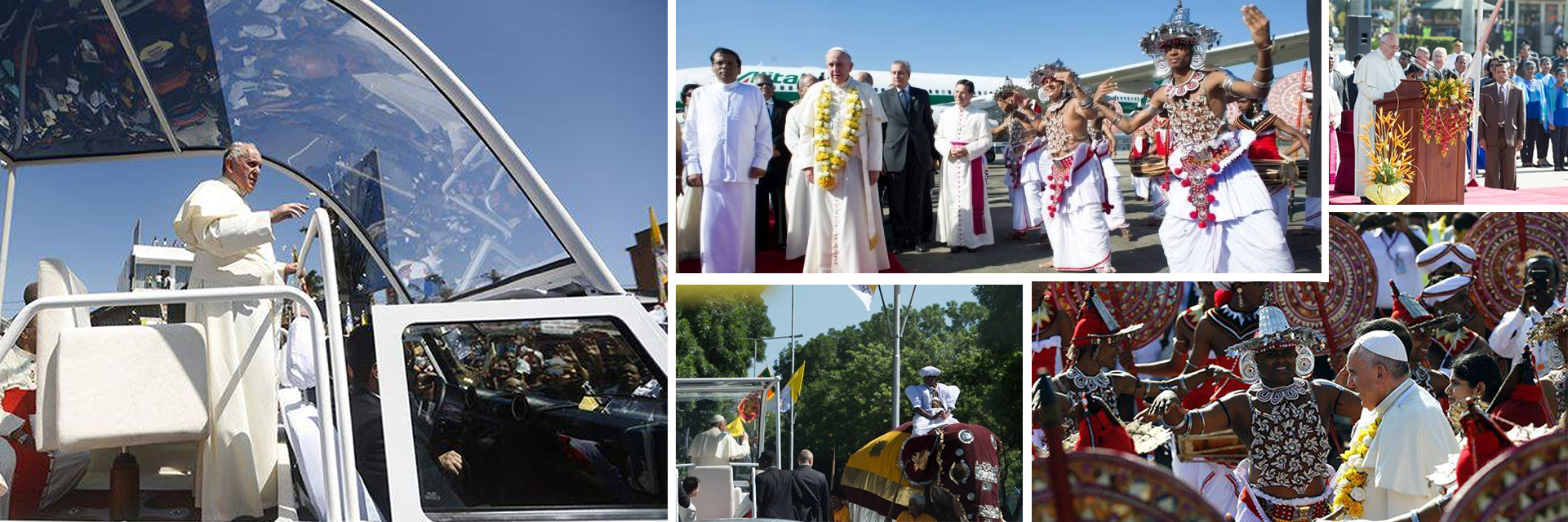 Discurso del Papa Francisco:Ceremonia de bienvenida, Colombo, 13 enero 2015
