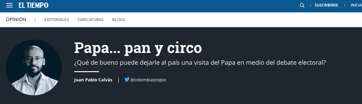 Papa... pan y circo