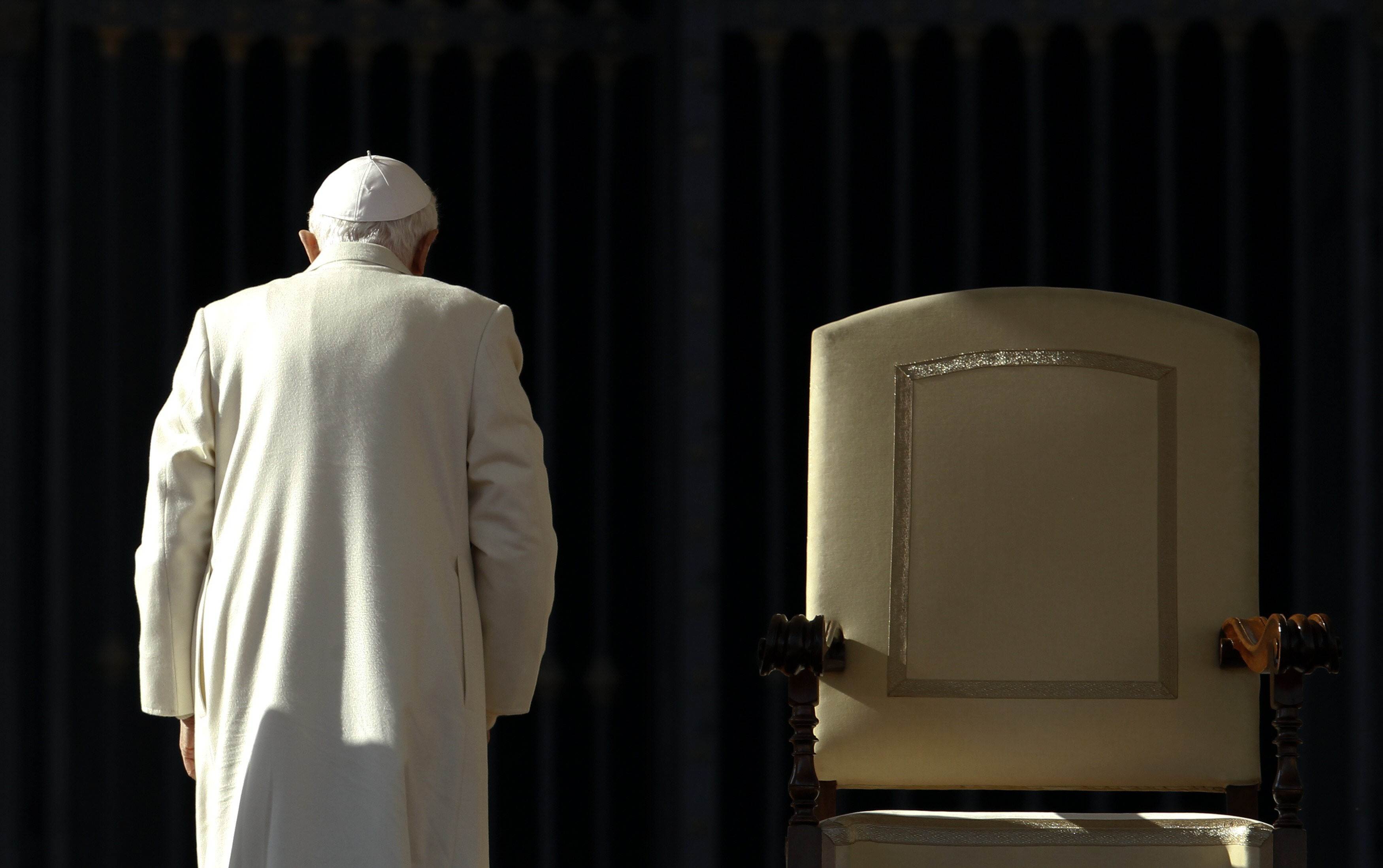 Hace dos años Benedicto anunció su renuncia como pontífice