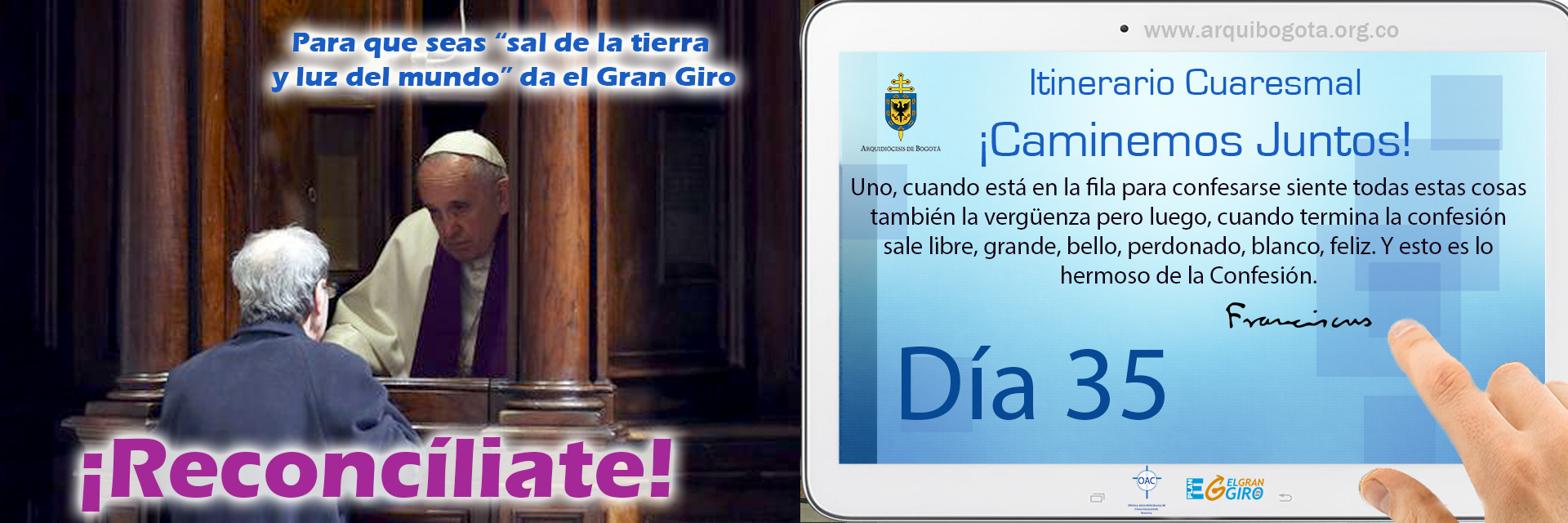 ¡Reconcíliate!Itinerario Cuaresmal - ¡Caminemos Juntos! Día 35