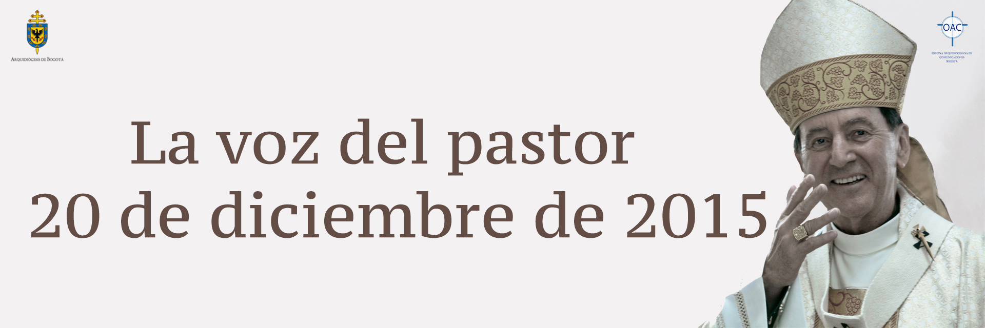 La voz del pastor 20 de diciembre de 2015