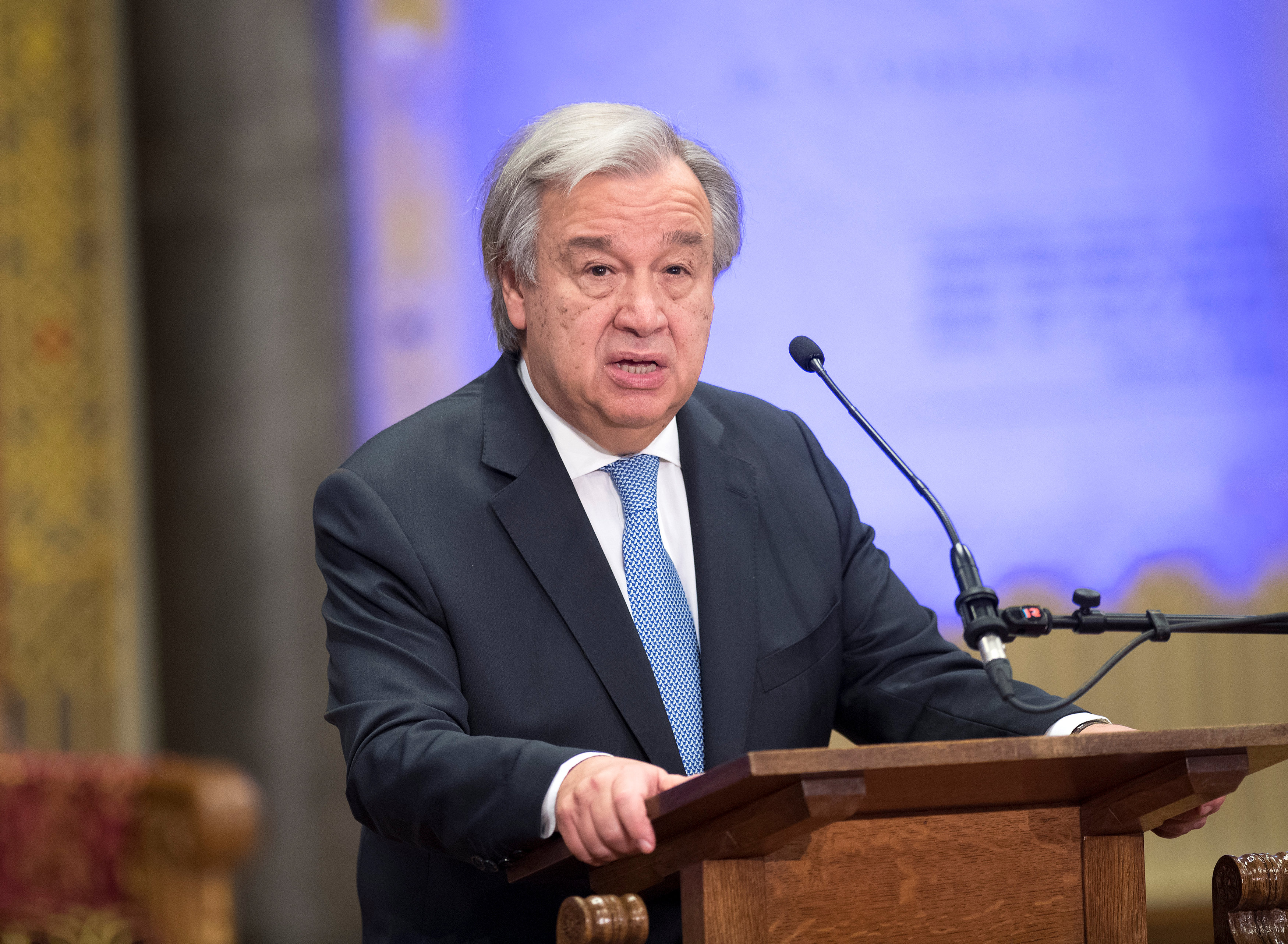 El Secretario General de la ONU: Francisco nos ayuda a promover la paz
