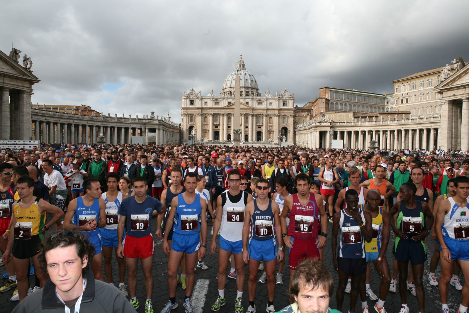 Celebración de la 10ª "Carrera de los santos" en Roma