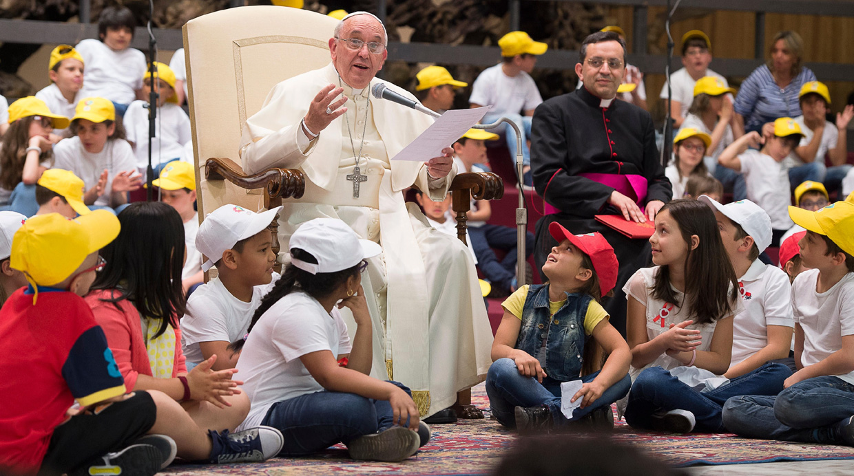 Las pequeñas cartas que recibe el Papa