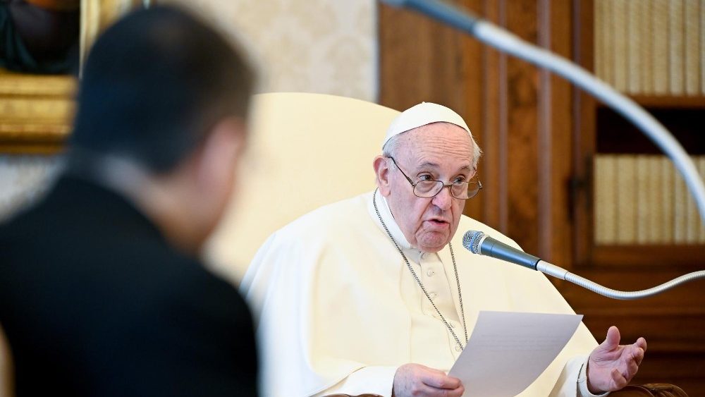 Papa en audiencia
