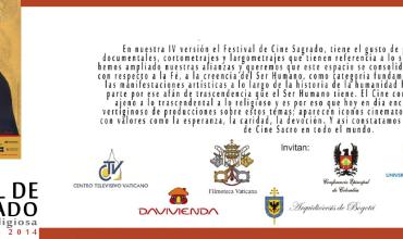 IV Festival de Cine Sagrado de Bogotá en la Universidad Católica de Colombia